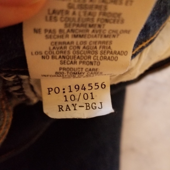 TOMMY Girl Y2K 13 denim capris Americana  Patches - Picture 5 of 11